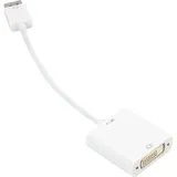 Sharkoon DisplayPort 1,2 > DVI24+1 Converter 15 cm Weiß