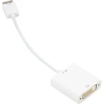 Sharkoon DisplayPort 1,2 > DVI24+1 Converter 15 cm Weiß