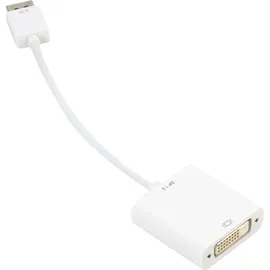 Sharkoon DisplayPort 1,2 > DVI24+1 Converter 15 cm Weiß