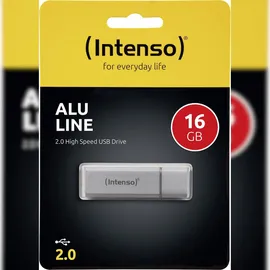 Intenso Alu Line 16 GB silber USB 2.0