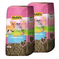 MultiFit Natur-Strohstreu Unterstreu 2x24 kg