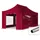 TOOLPORT Faltpavillon 3 x 6 m inkl. 4 Seitenteile Rot