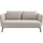 Schöner Wohnen 2,5-Sitzer "Pearl, 190x85x91cm (platin), trend),