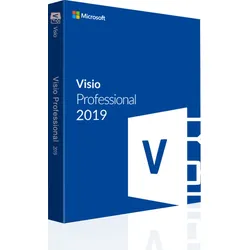 Microsoft Visio 2019 Professional | Angebot! 2 für 1 | 2 Geräte - 2PC-ANGEBOT!