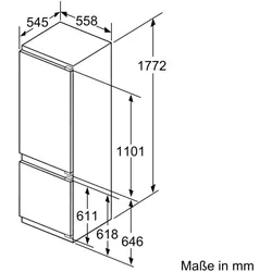 Siemens studioLine - Einbau-Kühl-Gefrier-Kombination iQ500 | 177.2x55.8 cm | KI87SSDE0