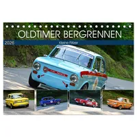 Calvendo OLDTIMER BERGRENNEN - Kleine Flitzer (Tischkalender 2026 DIN