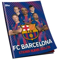 Topps FC Barcelona Sticker Album 2025/26 - Offizielle Topps Ausgabe - Komplett-Set