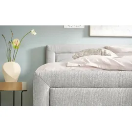 jette home Boxspringbett Jette Frame ¦ grau ¦ Maße (cm): B: 164 H: 129