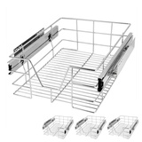 CASARIA Teleskopschublade 4er-Set 30cm Schrankbreite Außenmaß