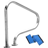 Edelstahl Schwimmbad Handlauf, 304 Edelstahl Swimmingpool Treppen Haltegriff Sicherheits Handlauf Für Den Unterirdischen Pool-Einstieg, Geschwungene Pool Handläufe Bis 150 Kg Belastbar ( Size : 1 PACK