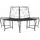 vidaXL Baumbank 160 x 80 x 89 cm Schwarz