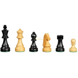 Philos 2008 - Schachfiguren Arcadius, Königshöhe 95 mm, schwarz natur