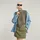 G-Star Overdyed Slim Track Sweater Jacke - Grün - Damen - L