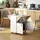 Homcom Klapptisch 83 x 75 x 83 cm weiß