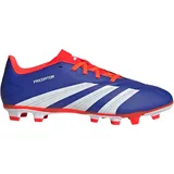 Adidas Predator Club Football Boots Flexible Ground Fußballschuhe, Lucid Blue/Cloud White/solar red, 42 EU