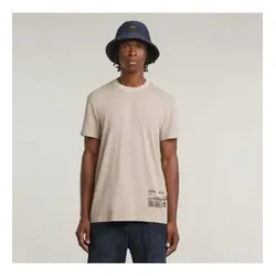 G-Star für Herren. D26050-C756-D848 Versand beige T-shirt (L), Lässig, Kurzarm, Bio-Baumwolle, Nachhaltig