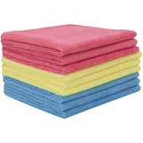 ZOLLNER Reinigungstücher,, mehrfarbig Textil, 32x32 cm, Kochen, Geschirrtücher - Schürzen, Geschirrtücher