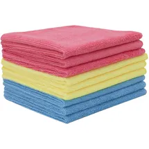 ZOLLNER Reinigungstücher,, mehrfarbig Textil, 32x32 cm, Kochen, Geschirrtücher - Schürzen, Geschirrtücher