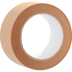 6 Rollen - Paketband Papier, braun