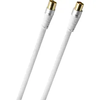 Oehlbach Digitales Antennenkabel 1,0 m Weiß