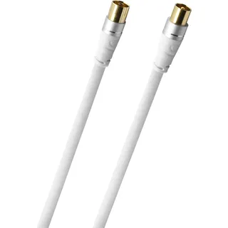 Oehlbach Digitales Antennenkabel 1,0 m Weiß