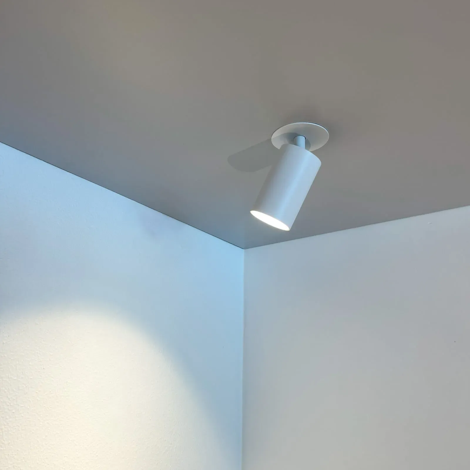 Spotlight ANTIDARK, SpotOn Semi, Weiß, für Wohnzimmer, Aluminium - 11.2
