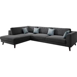 INOSIGN Ecksofa »Laurentia, L-Form«, mit 4 Zierkissen, Ottomane links oder rechts bestellbar