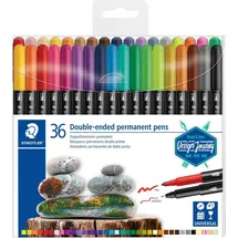 Staedtler Fasermaler permanent duo 36St Box