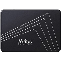 Netac SSD 2TB, SSD Festplatte Intern Sata 3.0 2,5 Zoll für Laptop, PC, Desktop, PS5 (N530S, Schwarz, 3D Nand)