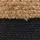 Beliani Pouf DALAMA Jute Schwarz 46 cm Wohnzimmer, Hocker, Poufs