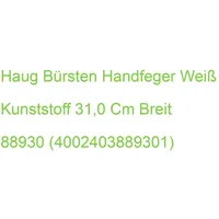 Haug® bürsten Handfeger weiß Kunststoff 31,0 cm breit
