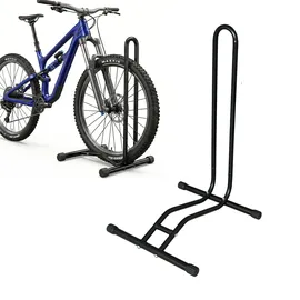 Relaxdays Fahrradständer bis 29 Zoll, Reifenbreite bis 6,5 cm, Vorder- & Hinterrad, Schwarz