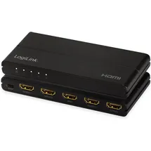 Logilink HD0037 - HDMI-Splitter, 1x4-Port, 4K/60 Hz, Downscaler