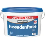 Primaster Fassadenfarbe weiß matt 12 l