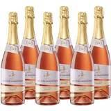 Hex vom Dasenstein Pinot Rosé Sekt trocken - elegant, erfrischend, feinfruchtig und lebendig mit animierendem Erdbeerduft - Badischer Sekt, Anbaugebiet Ortenau (6 x 0,75 l)