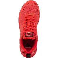 Sneaker KARL KANI "Karl Kani Runner", Damen, Gr. 44,5, rot, schwarz, Leder, Schuhe Sneaker