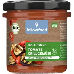 followfood Aufstrich Tomate Grillgemüse bio