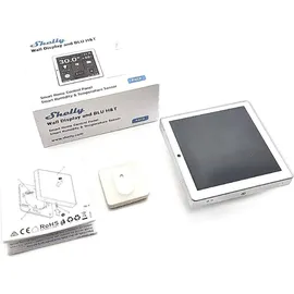 Shelly Wanddisplay Weiß & Blu Feuchtigkeits- und Temperatursensor