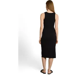 Tom Tailor Kleid Trägerkleid unifarben Schwarz L