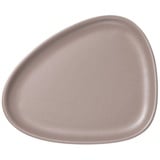 LIND DNA LindDNA Curve Stoneware Lunch Teller, 19 cm, warm grey