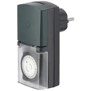 Hama Outdoor Tages-Zeitschaltuhr draußen Timer spritzwassergeschützt Feuchtraum