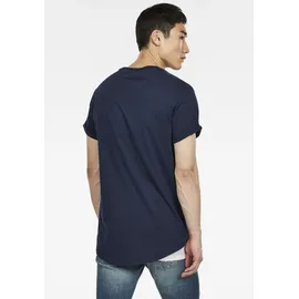G-Star Lash Ribbed Kurzarm-T-Shirt Sartho Blue II M