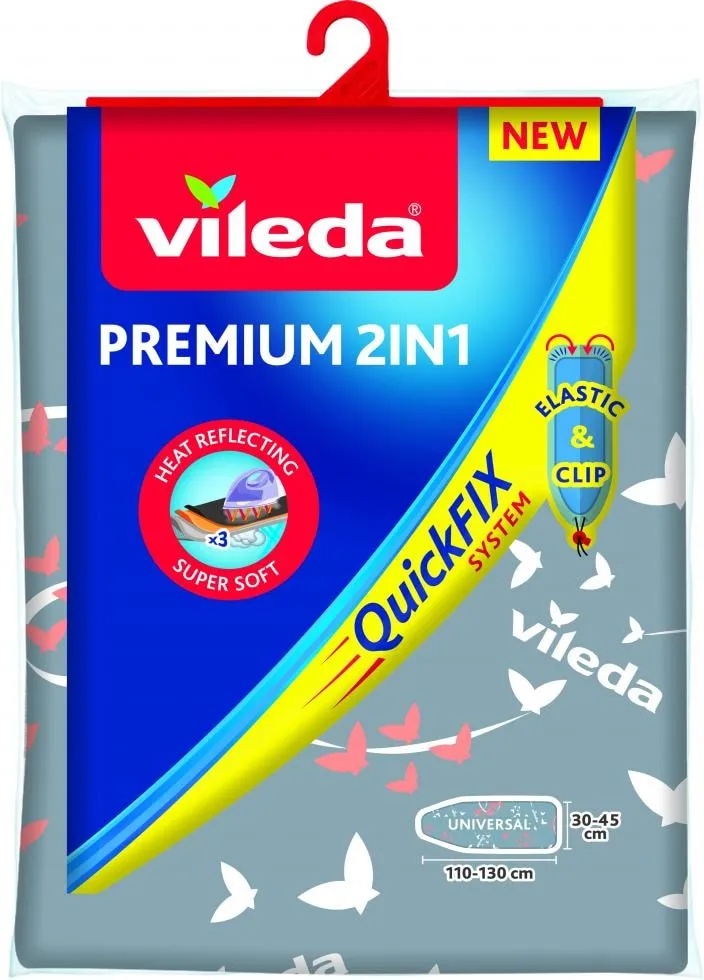 Vileda Bügelbrettbezug, Bügel Zubehör, Grau