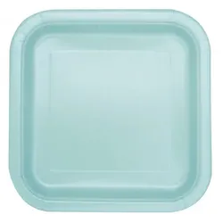 14 eckige Teller mint