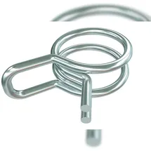Sauermann Doppeldrahtklemme Ø 10 mm (3/8'') - Set mit 25 Stk.