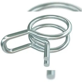 Sauermann Doppeldrahtklemme Ø 10 mm (3/8'') - Set mit 25 Stk.