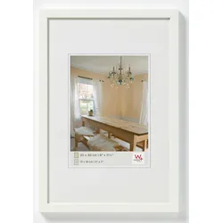 walther + design Peppers Holz Bilderrahmen 40x50 cm POLARWEISS