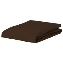 Essenza Spannbettlaken Jersey 90-100 x 200-220 cm schokoladenbraun