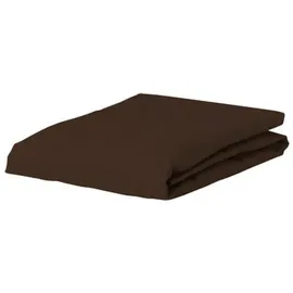 Essenza Spannbettlaken Jersey 90-100 x 200-220 cm schokoladenbraun