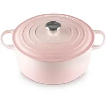 Le Creuset Signature Bräter 28 cm rund shell pink